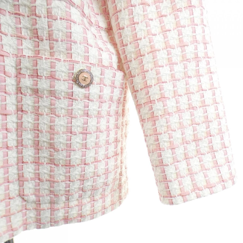 Jacket không cổ CHANEL P72571V64183 - Hàng hiệu Authentic 809669