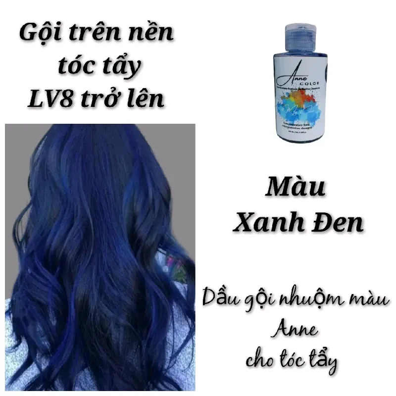 Dầu Gội Bù Màu Anne Màu Xanh Dành Cho Tóc Tẩy 100ML 250ML 762698