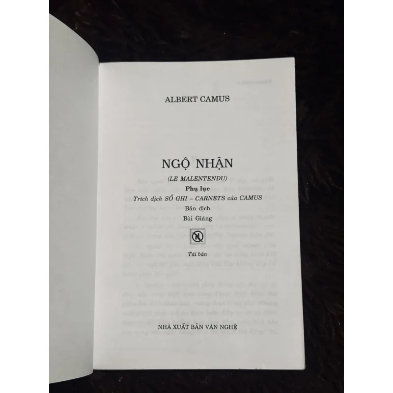 Ngộ Nhận - Albert Camus 1020119