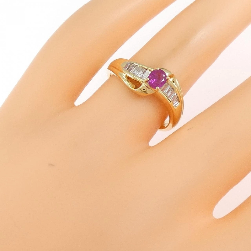 Nhẫn Ruby K18YG 0.46CT - Hàng hiệu Chính hãng 854895