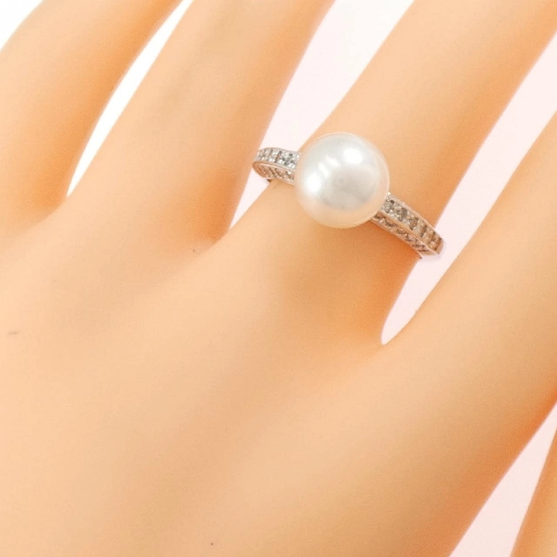 Nhẫn ngọc trai Akoya K18WG 9mm - Hàng hiệu Authentic 848137