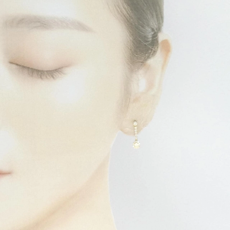 Bông tai kim cương K18YG 0.60CT - Hàng hiệu Chính hãng 871144