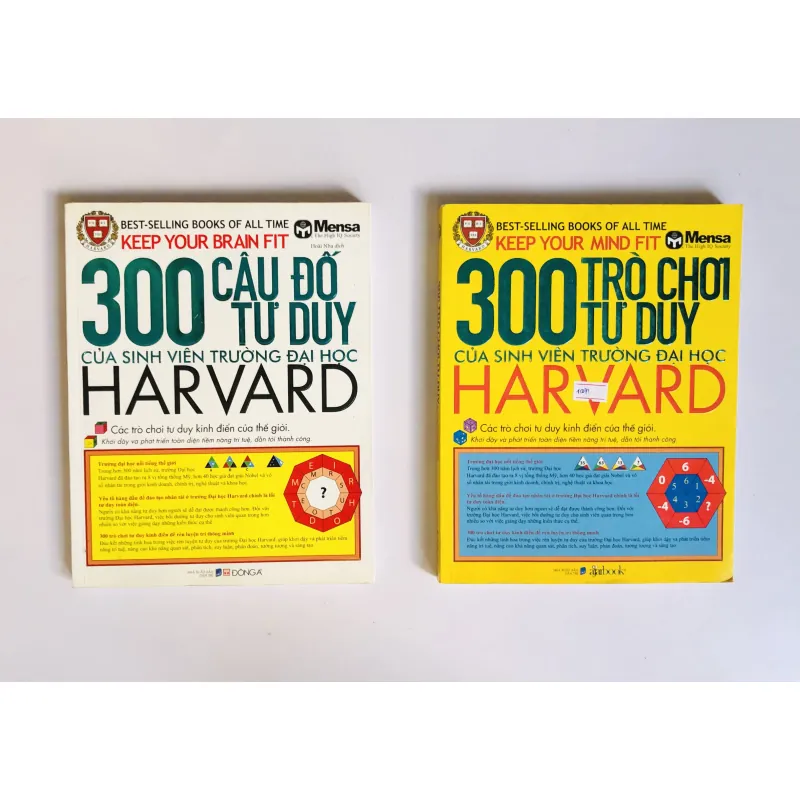 📘 COMBO 2 CUỐN SÁCH TƯ DUY HARVARD 📘 749194