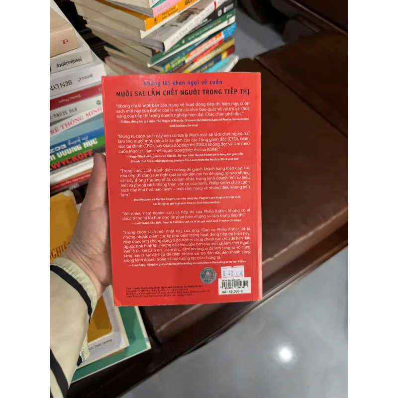 MƯỜI SAI LẦM CHẾT NGƯỜI TRONG TIẾP THỊ – PHILIP KOTLER- K4 1023151