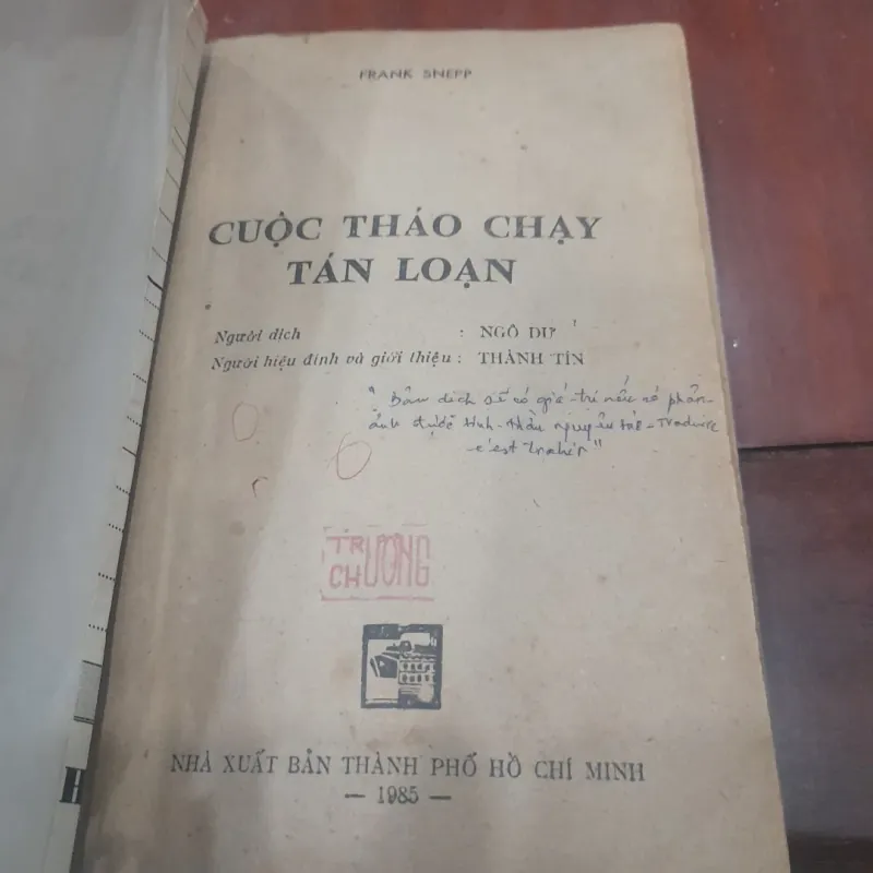 Frank Snepp - CUỘC THÁO CHẠY TÁN LOẠN 762064