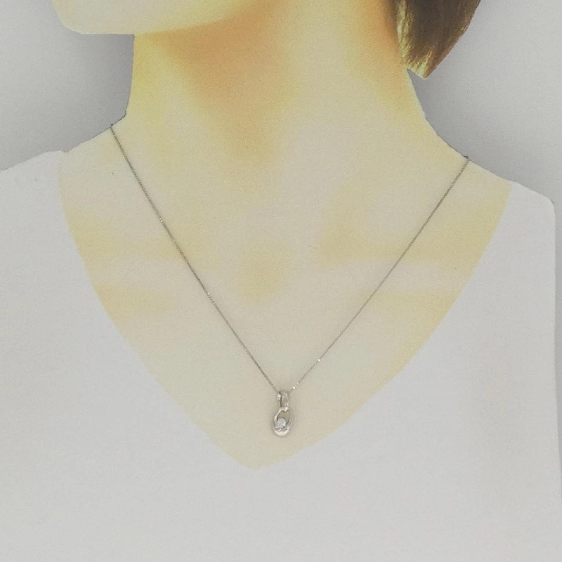 Dây chuyền kim cương PT900/PT850 0.13CT - Hàng hiệu Authentic 861058