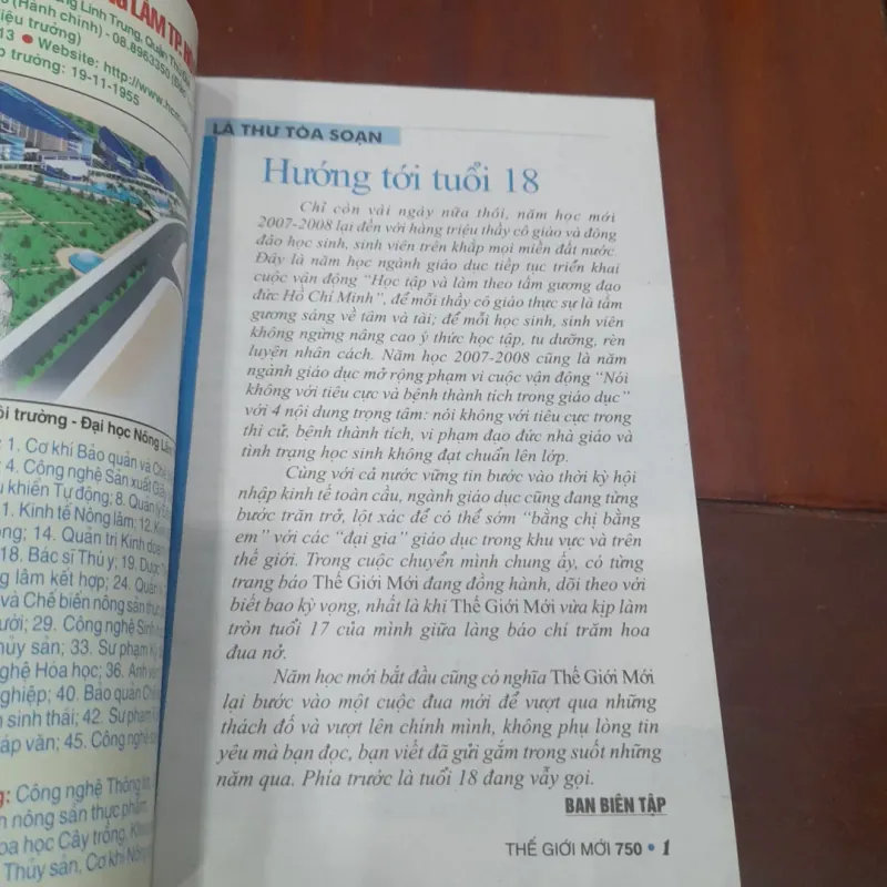 THẾ GIỚI MỚI số 750 ngày 3.9.2007 1030777