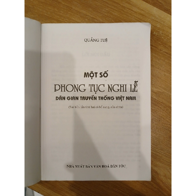 Một Số Phong Tục Nghi Lễ Dân Gian Truyền Thống Việt Nam - Quảng Tuệ 548329
