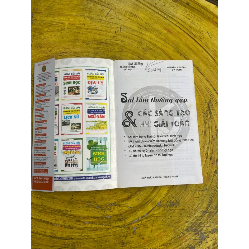 SAI LẦM THƯỜNG GẶP & CÁC SÁNG TẠO KHI GIẢI TOÁN 731464