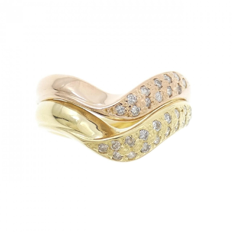 Nhẫn kim cương K18YG/K18PG 0.30CT - Hàng hiệu Authentic 846367