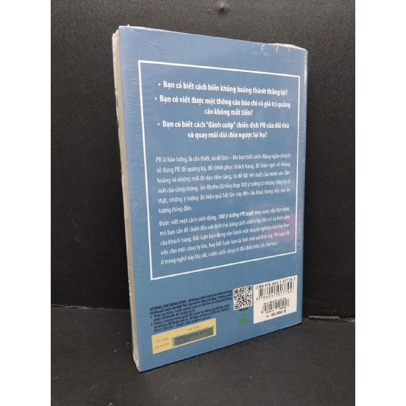 100 ý tưởng PR tuyệt hay (có seal) Jim Blythe mới 90% ố HCM.ASB1809 916967