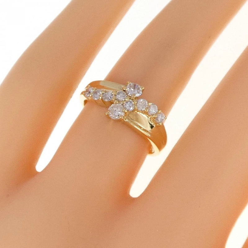 Nhẫn kim cương K18YG 0.683CT - Hàng hiệu chính hãng 859924