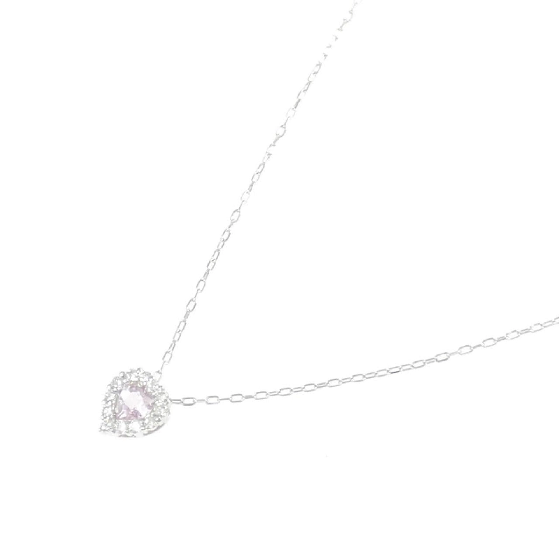 K18WG Heart Morganite Necklace - Hàng hiệu Authentic 857832