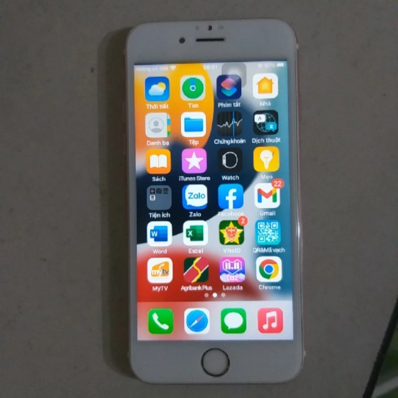 Iphone 6s, đã thoát icloud, màu sám hồng. 298664