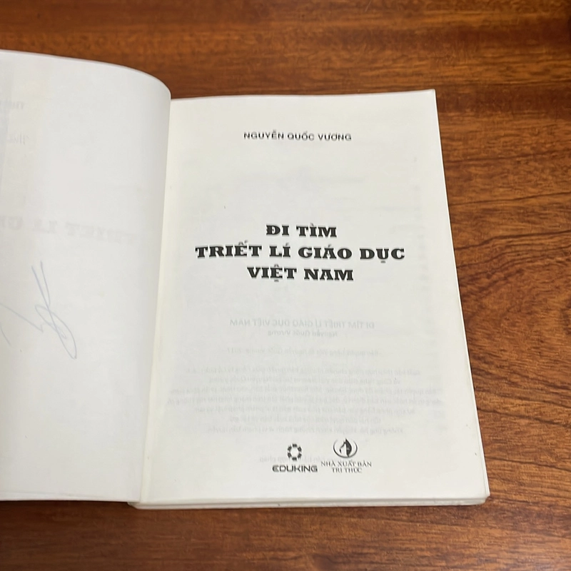 [Có Chữ Ký Tác Giả] - II Đi Tìm Triết Lí Giáo Dục Việt Nam - Nguyễn Quốc Vương - 2017 501375
