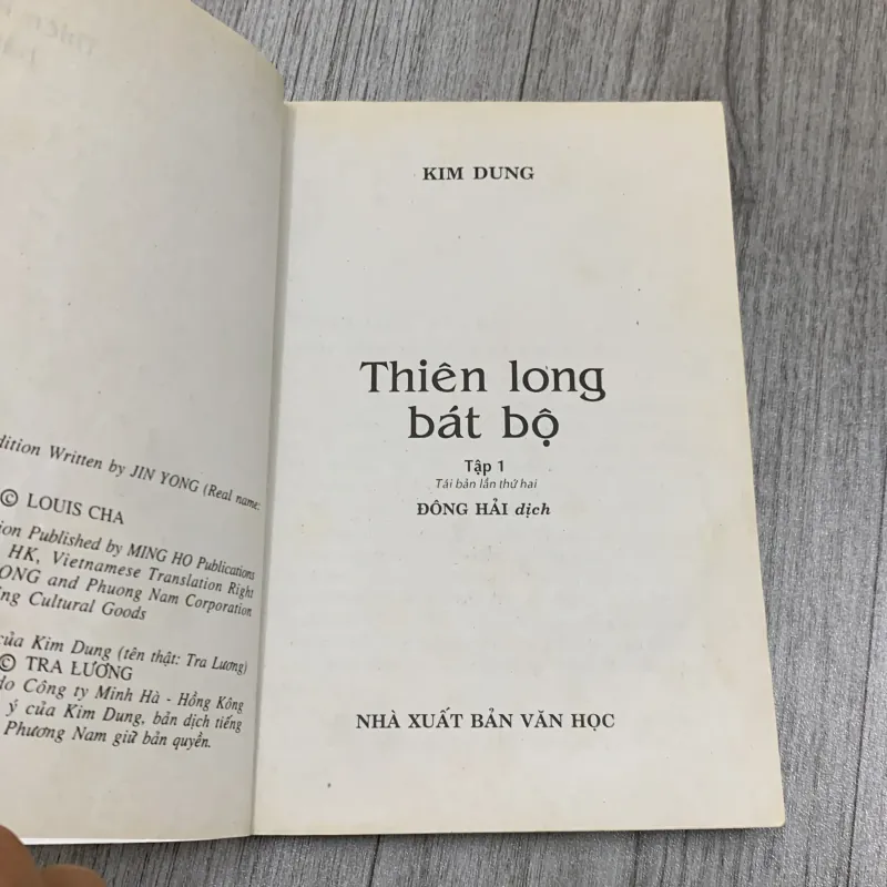 Thiên long bát bộ - kim dung. Full bộ 10 tập. 4b4 907787