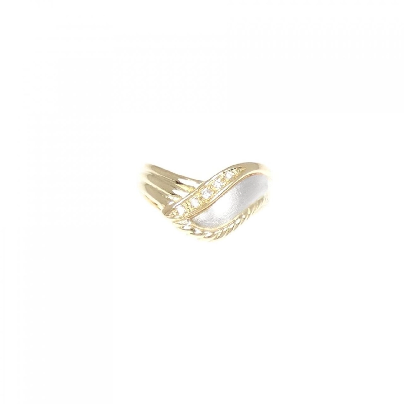 Nhẫn kim cương K18YG/PT 0.05CT - Hàng hiệu Authentic 855215