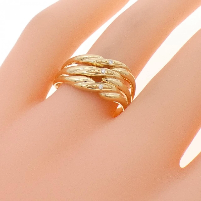 Nhẫn kim cương K18YG 0.02CT - Hàng hiệu Chính hãng 849222