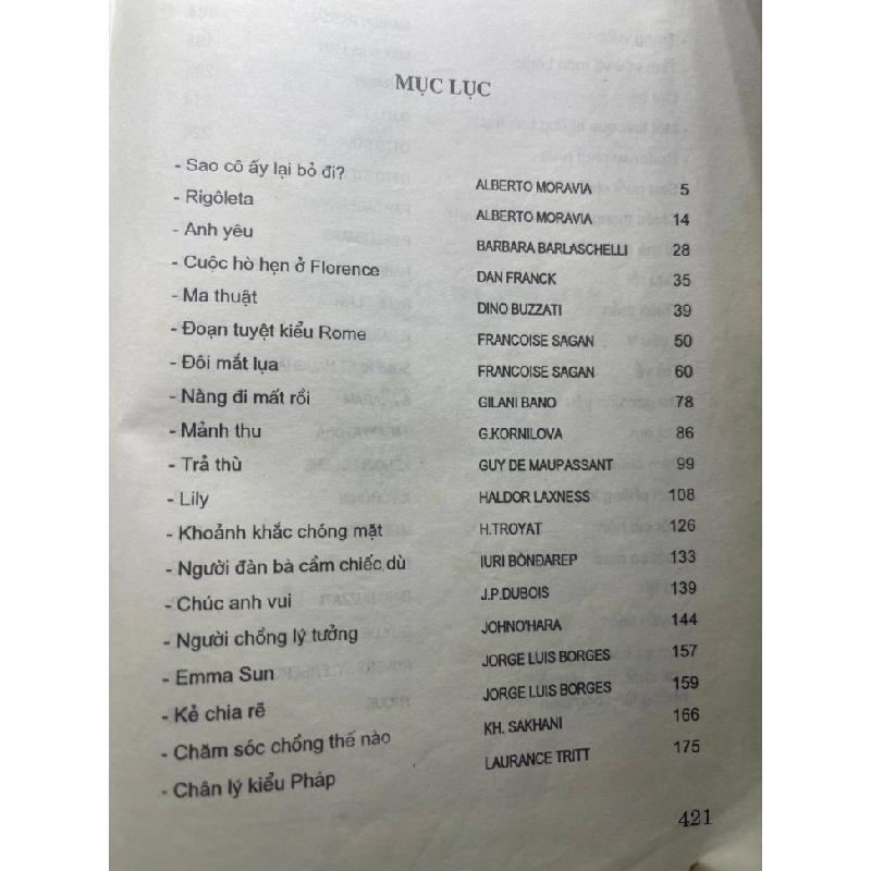 Truyện ngắn lãng mạn 2004 nhiều tác giả mới 60% rách bìa bung gáy ố nhẹ HPB0805 văn học nước ngoài 459519