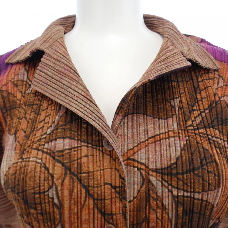 【Mã giảm giá】【Cổ điển】Áo cardigan PLEATS PLEASE 645452