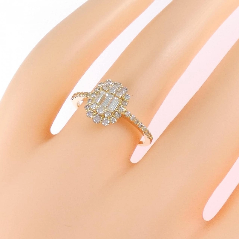 【Sản phẩm mới】Nhẫn kim cương K18YG 0.60CT 671613