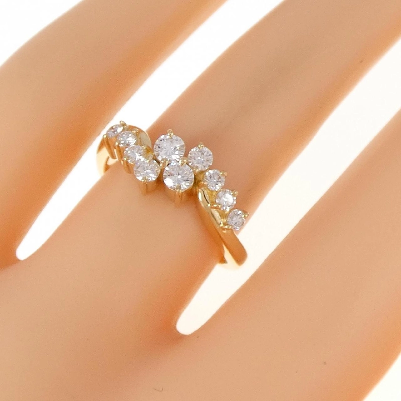 Nhẫn kim cương K18YG 0.53CT 673242