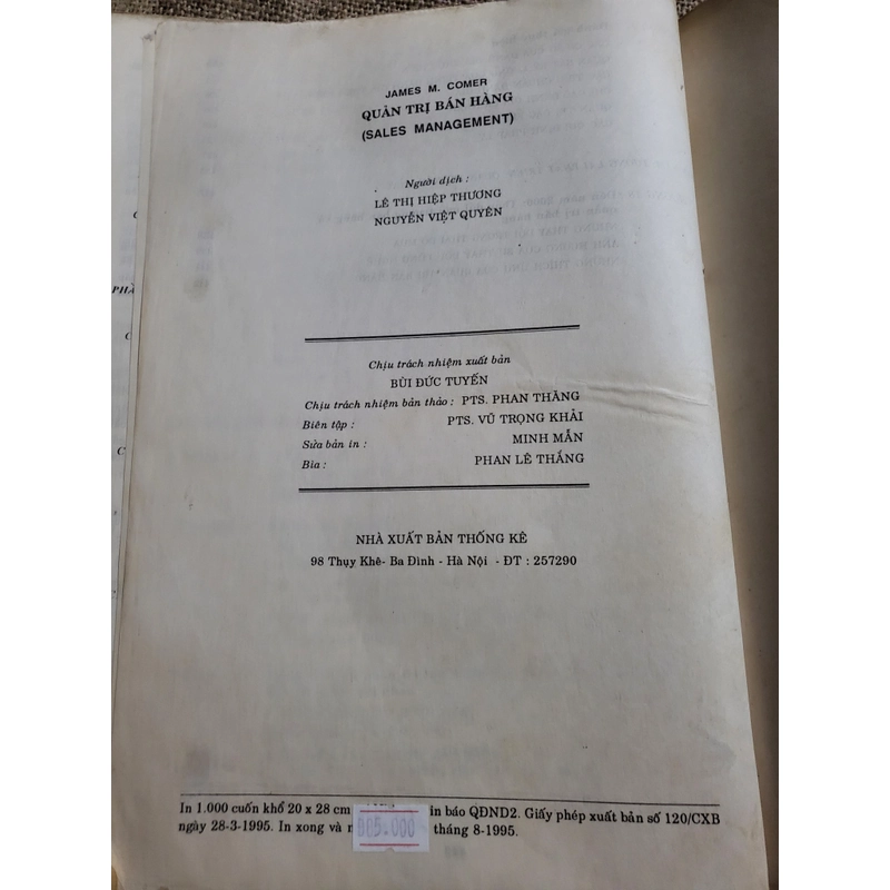 Quản trị bán hàng, James Comer 283662