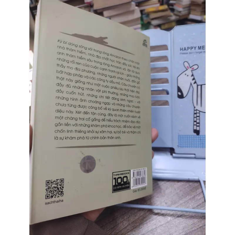 Sách: Kì Bí dòng sông sôi trong lòng Amazon -Tác giả: Andres Ruzo 600110
