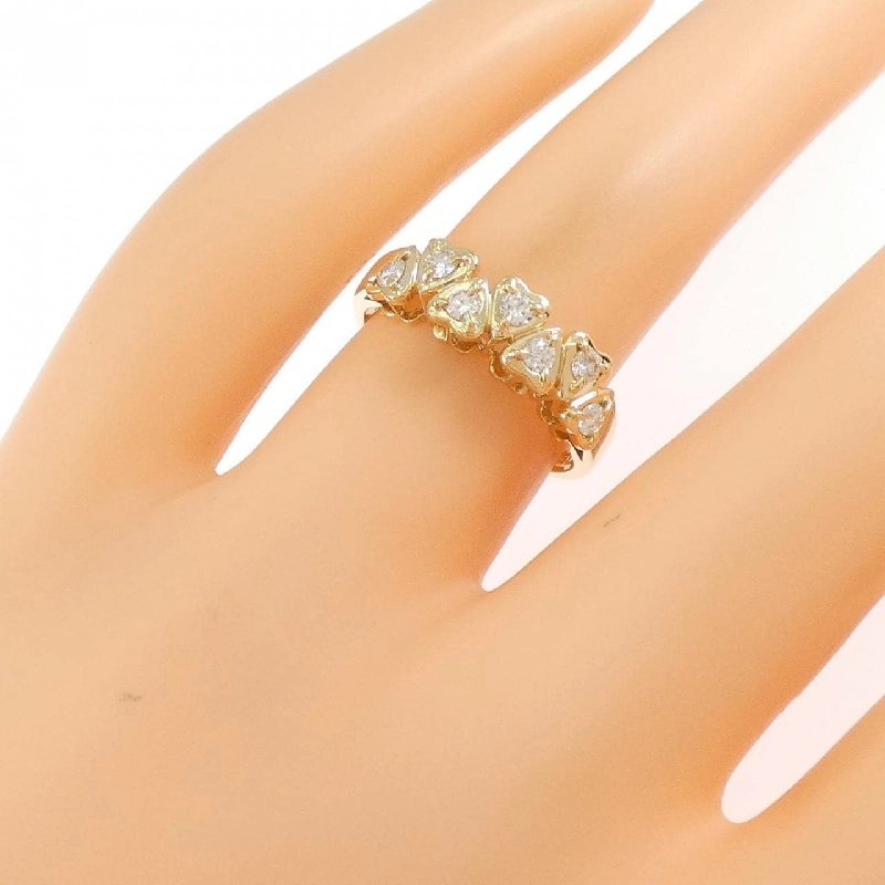 Nhẫn kim cương hình trái tim K18YG 0.24CT - Hàng hiệu Authentic 846848