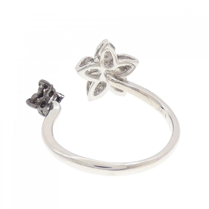 Nhẫn kim cương hoa K18WG/K18BG 0.30CT - Hàng hiệu Authentic 847925