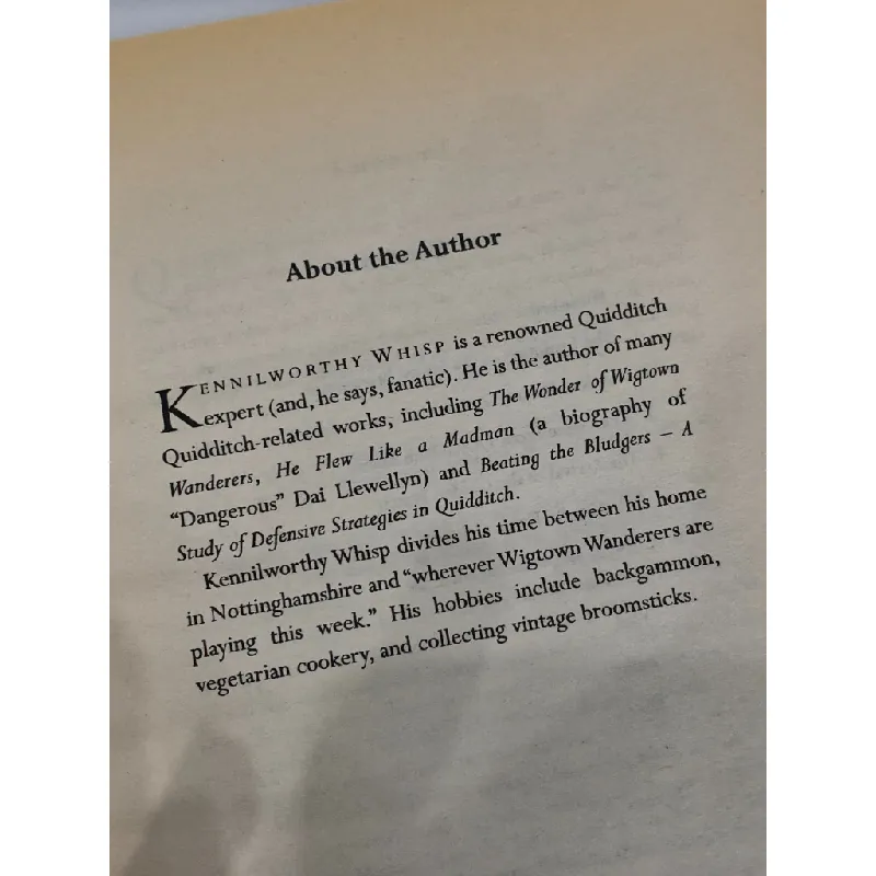Quidditch Through the Ages – Kennilworthy Whisp 559516