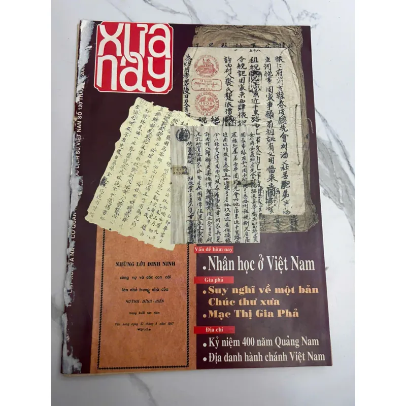 Tạp chí Xưa & Nay số 120 (7/2002) - Hội KH Lịch sử VN - Tạp chí/Lịch sử 701272