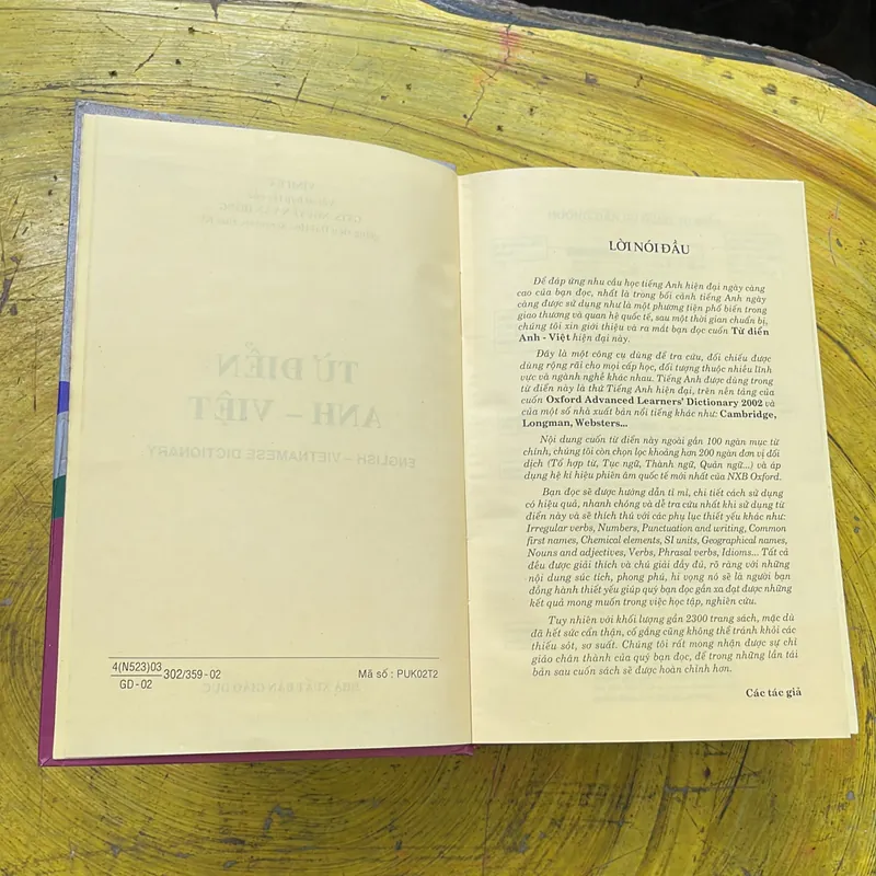 BOXSET  TỪ ĐIỂN ANH - VIỆT ENGLISH- VIETNAMESE DICTIONARY  701224