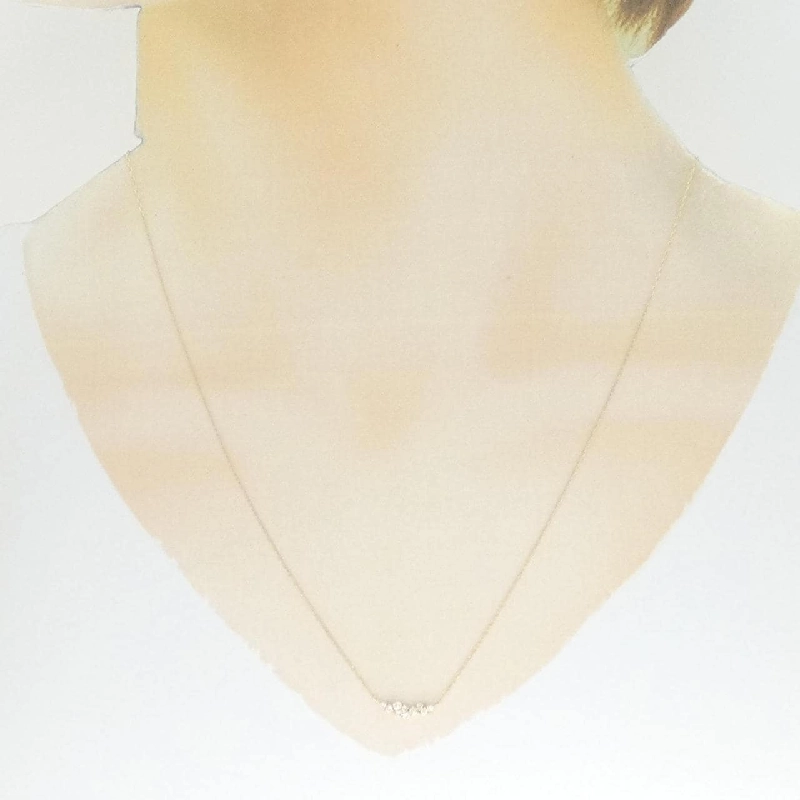 Dây chuyền kim cương K18YG 0.10CT - Hàng hiệu Chính hãng 861324