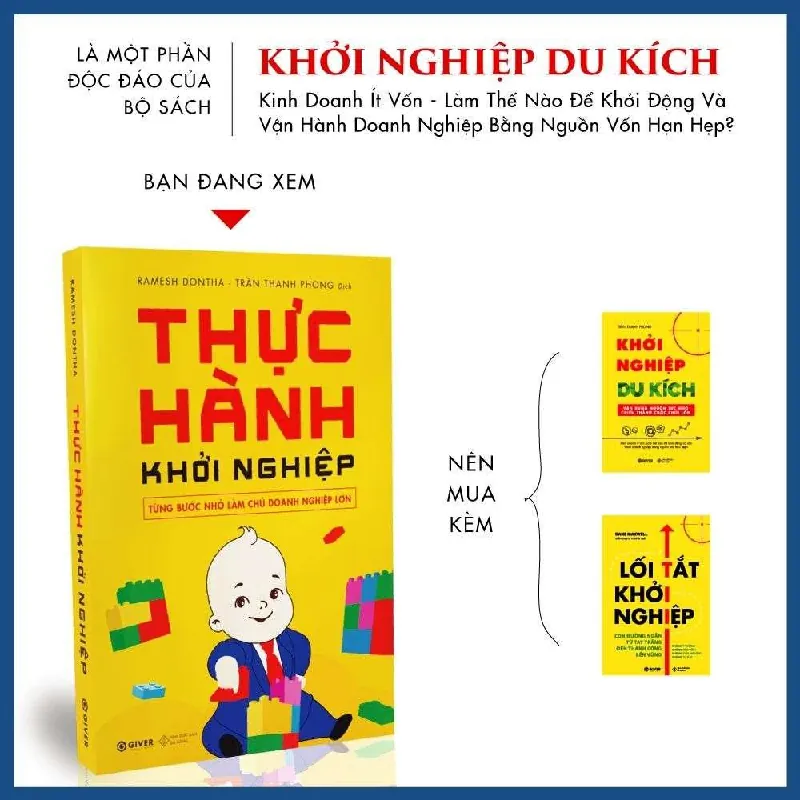 Thực Hành Khởi Nghiệp - RAMESH DONTHA - GIVER BOOKS - MARKETING KINH DOANH 595488