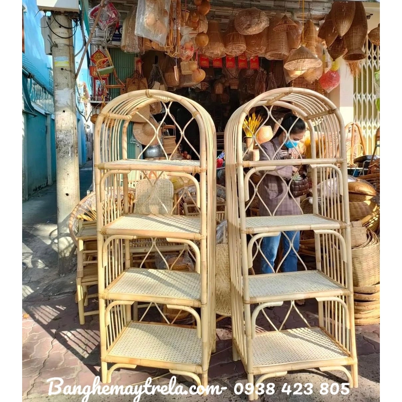 Tủ kệ mây tự nhiên 472136