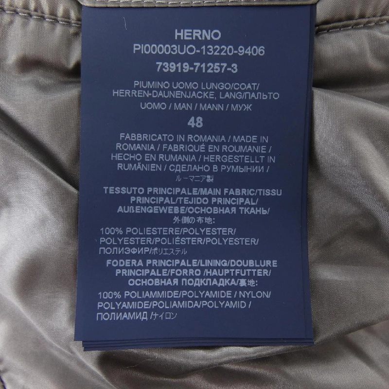 Herno PI00003UO Áo khoác lông - Hàng hiệu Authentic 894849