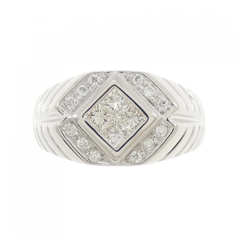 Nhẫn kim cương 750WG 0.40CT - Hàng hiệu Chính hãng 853341