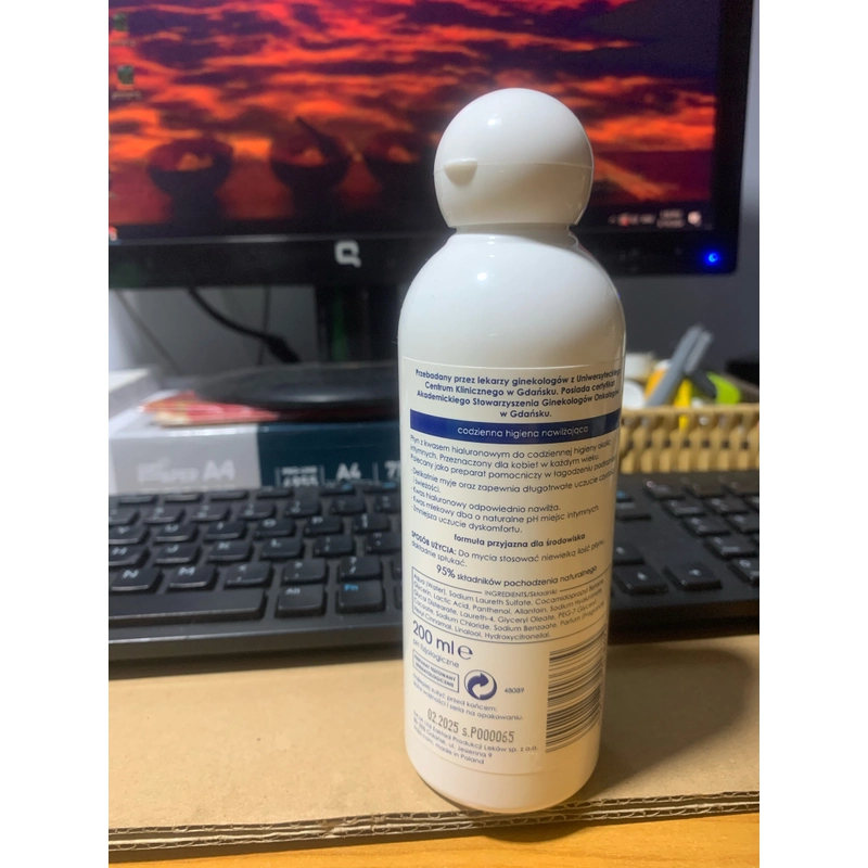 Dung dịch vệ sinh Ziaja Intima (xanh đậm) 200ml chính hãng nguyên tem 272868