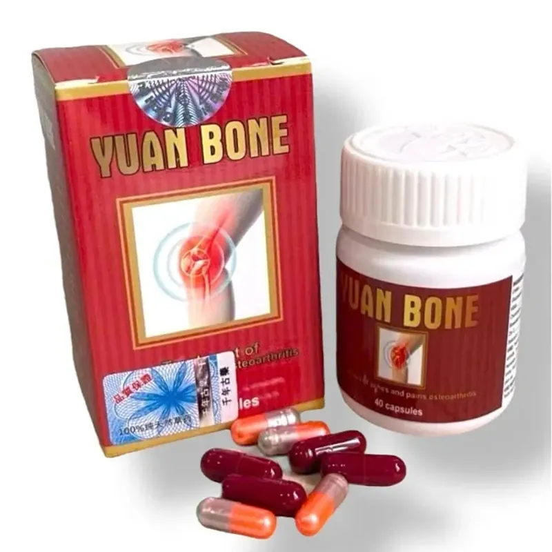 Viên uống đau nhức xương khớp Yuan Bone xuất xứ Malaysia - Hộp 40 viên - Mã số 1361 800870