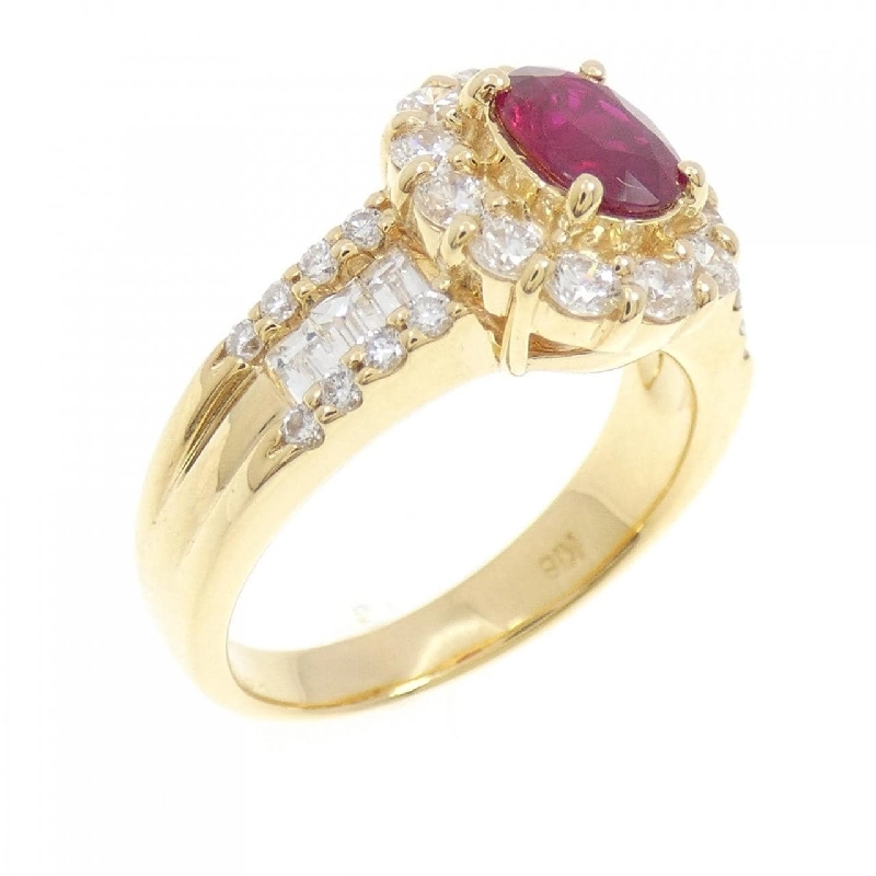 Nhẫn Ruby K18YG 0.795CT - Hàng hiệu Chính hãng 854369