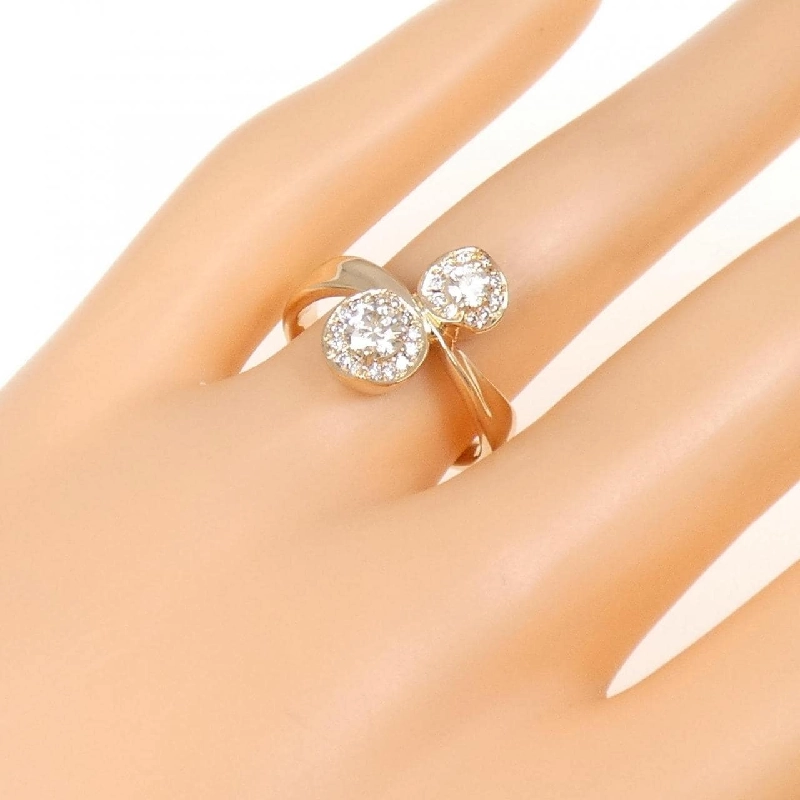 Nhẫn kim cương K18PG 0.388CT 673104