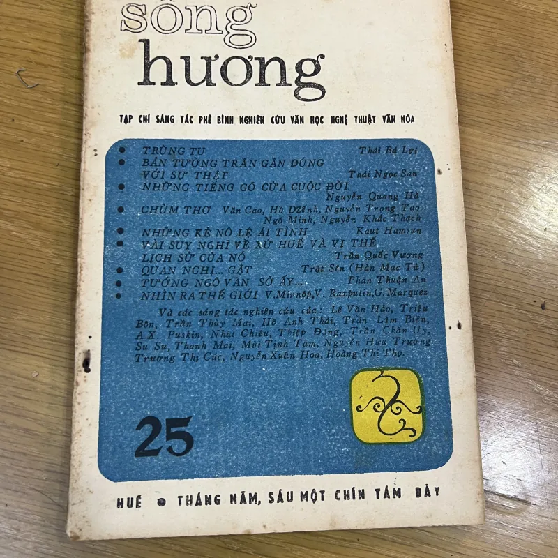 Tạp Chí Sông Hương (Huế) Số 23,24,25,26,27,28 (1987) 784839