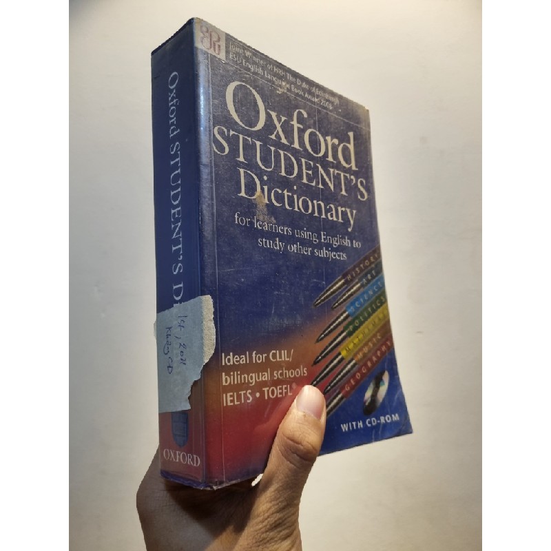 OXFORD STUDENT'S DICTIONARY : For Learners Using English To Study Other Subjects (các năm 2010, 2011, 2016, 2018) 179416