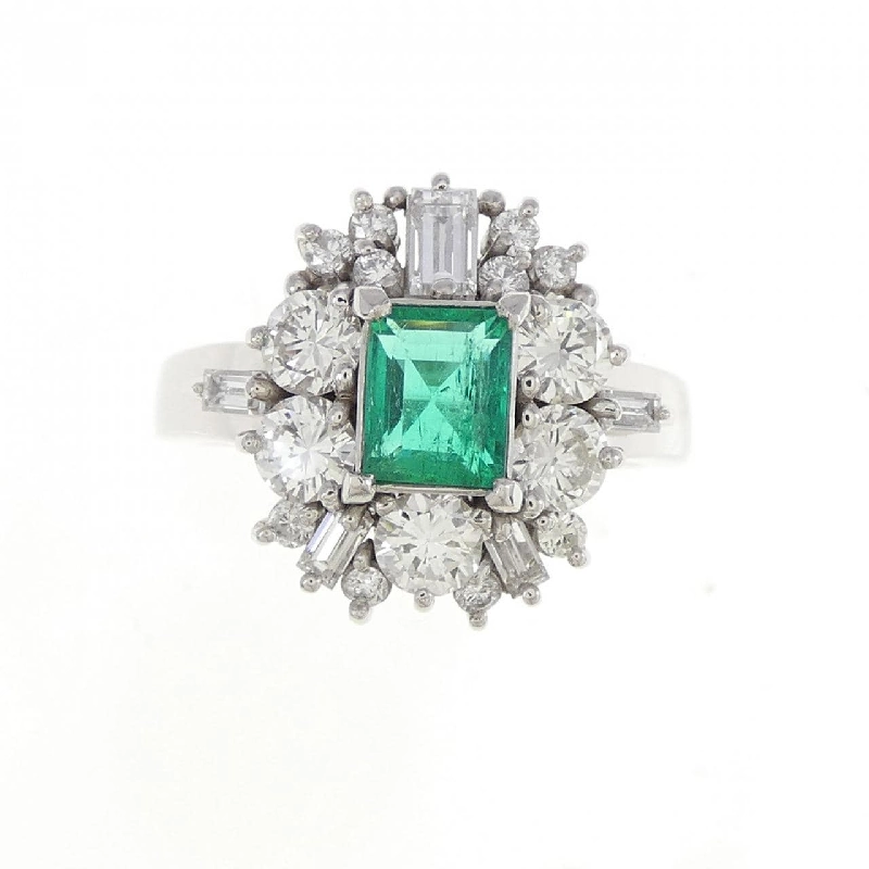 Nhẫn Emerald PT900 0.57CT 672324