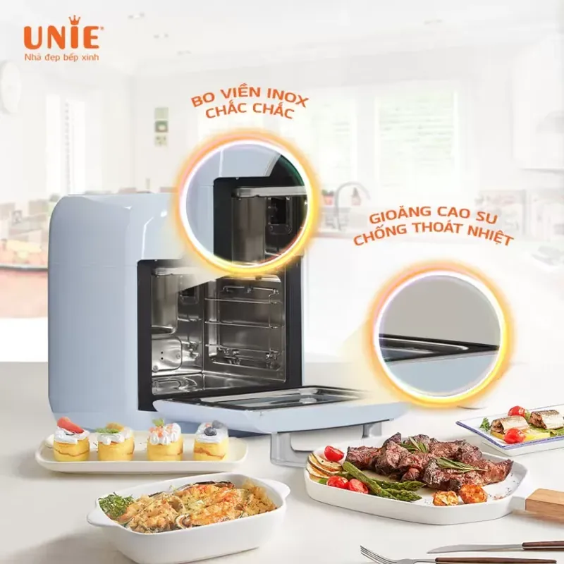 Nồi chiên hơi nước UNIE STEAM COLOR – Ăn ngon mà không lo dầu mỡ 572386