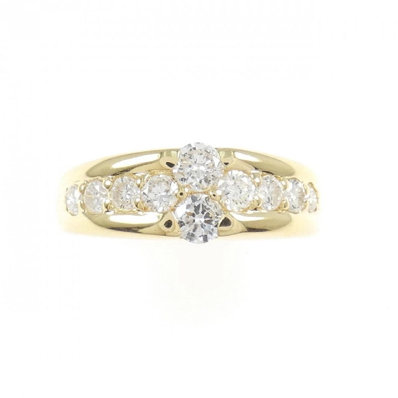 Nhẫn kim cương K18YG 0.71CT - Hàng hiệu Authentic 848003