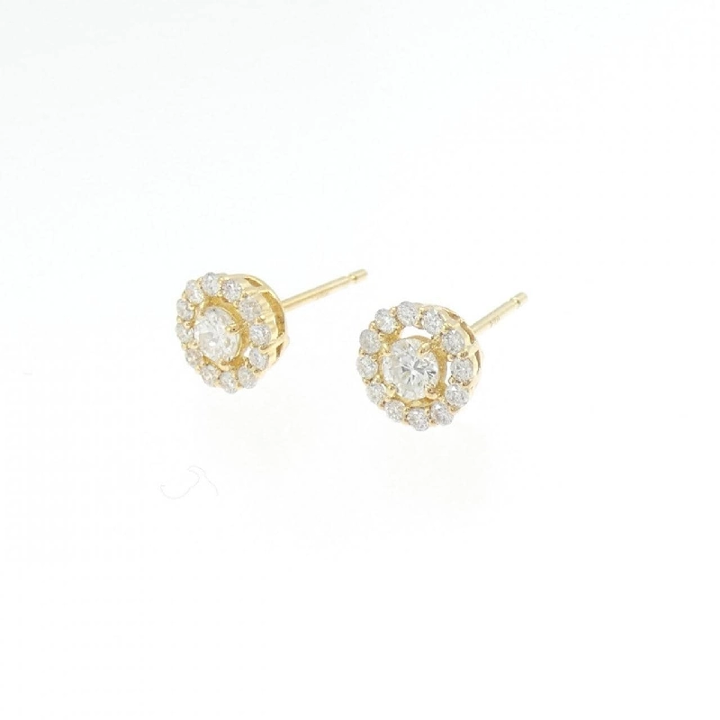 K18YG Bông tai kim cương 0.40CT - Hàng hiệu Chính hãng 873431