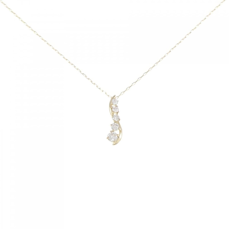 K18YG Dây chuyền kim cương 0.15CT - Hàng hiệu Chính hãng 865270