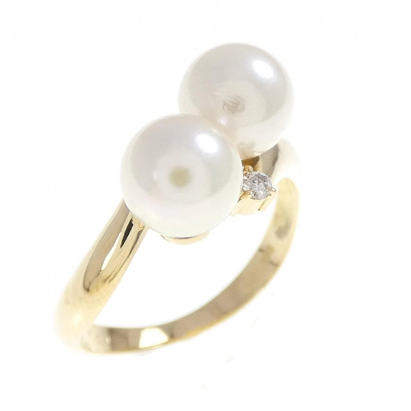 Nhẫn ngọc trai Akoya K18YG - Hàng hiệu Authentic 854227